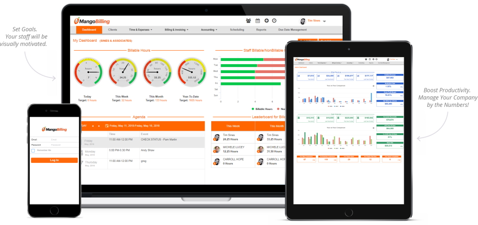 screenshot of Mango Practice Management